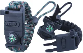 Survival Paracord Knife Bracelet 2 PACK