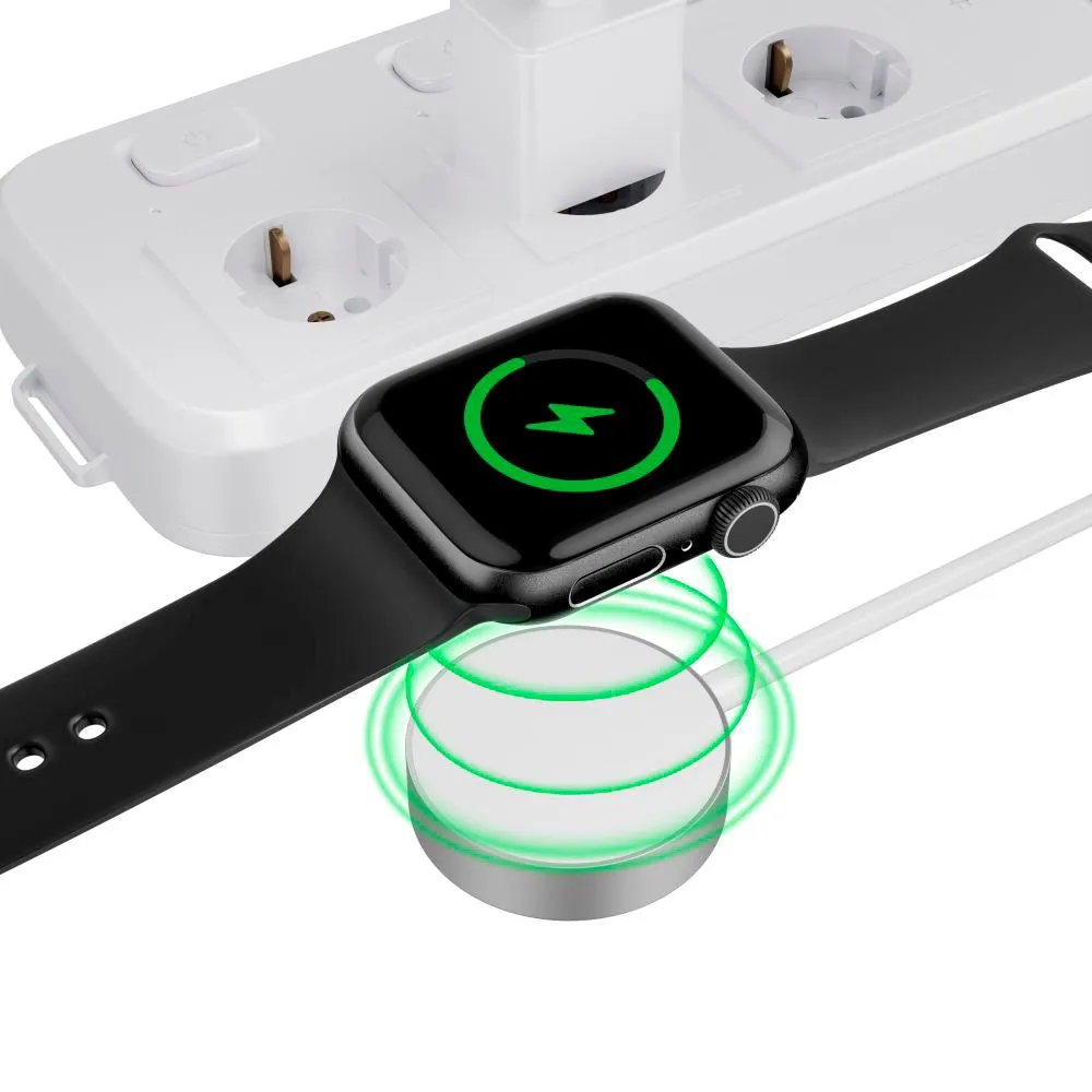 Tech-Protect Ultraboost Opladekabel til Apple Watch (2.5W) - 1.2m - Hvid