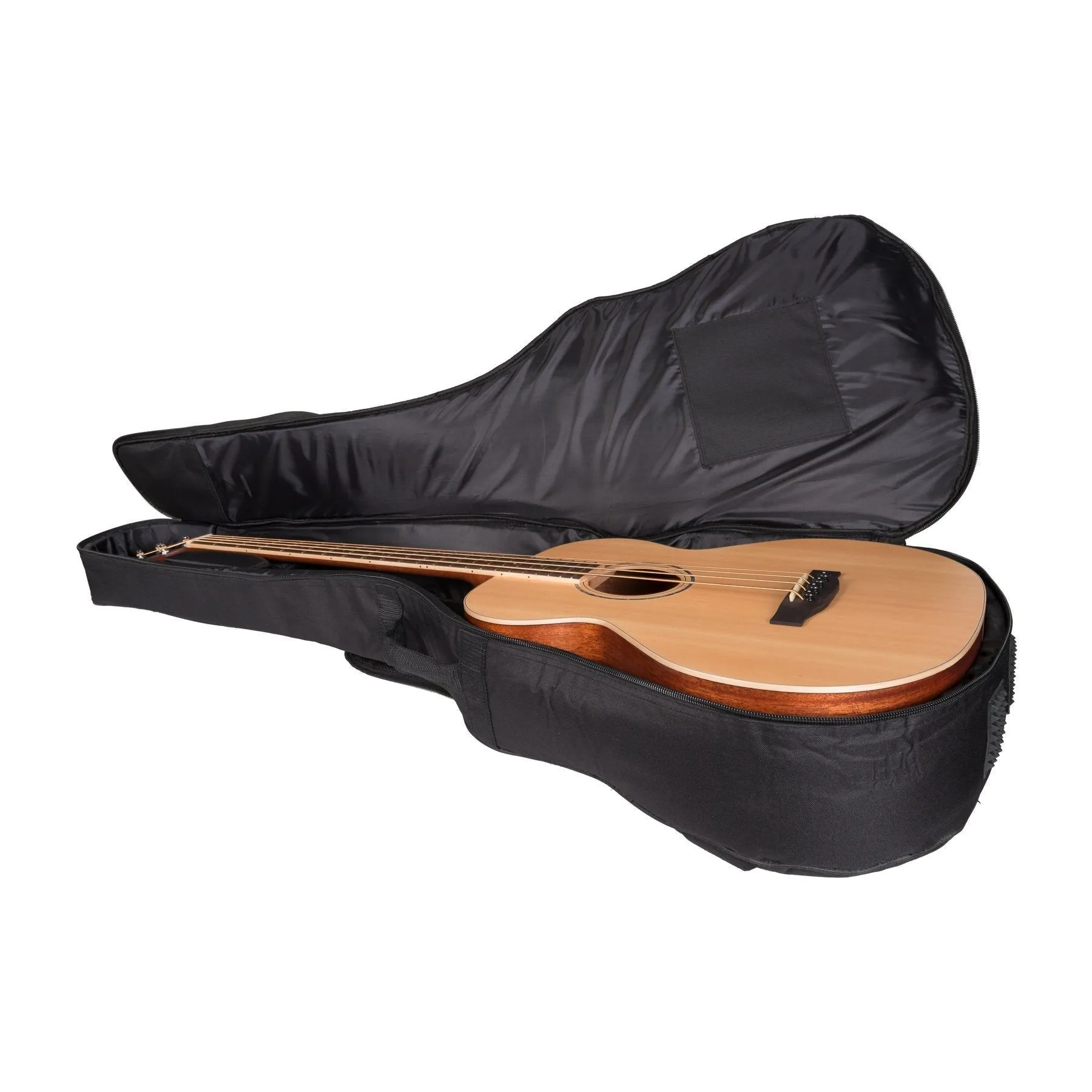 Timberidge Deluxe Acoustic Bass Guitar Gig Bag (Black)