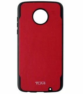 Tumi Coated Canvas Co-Mold Protective Case Cover for Motorola Moto Z2 Play Red