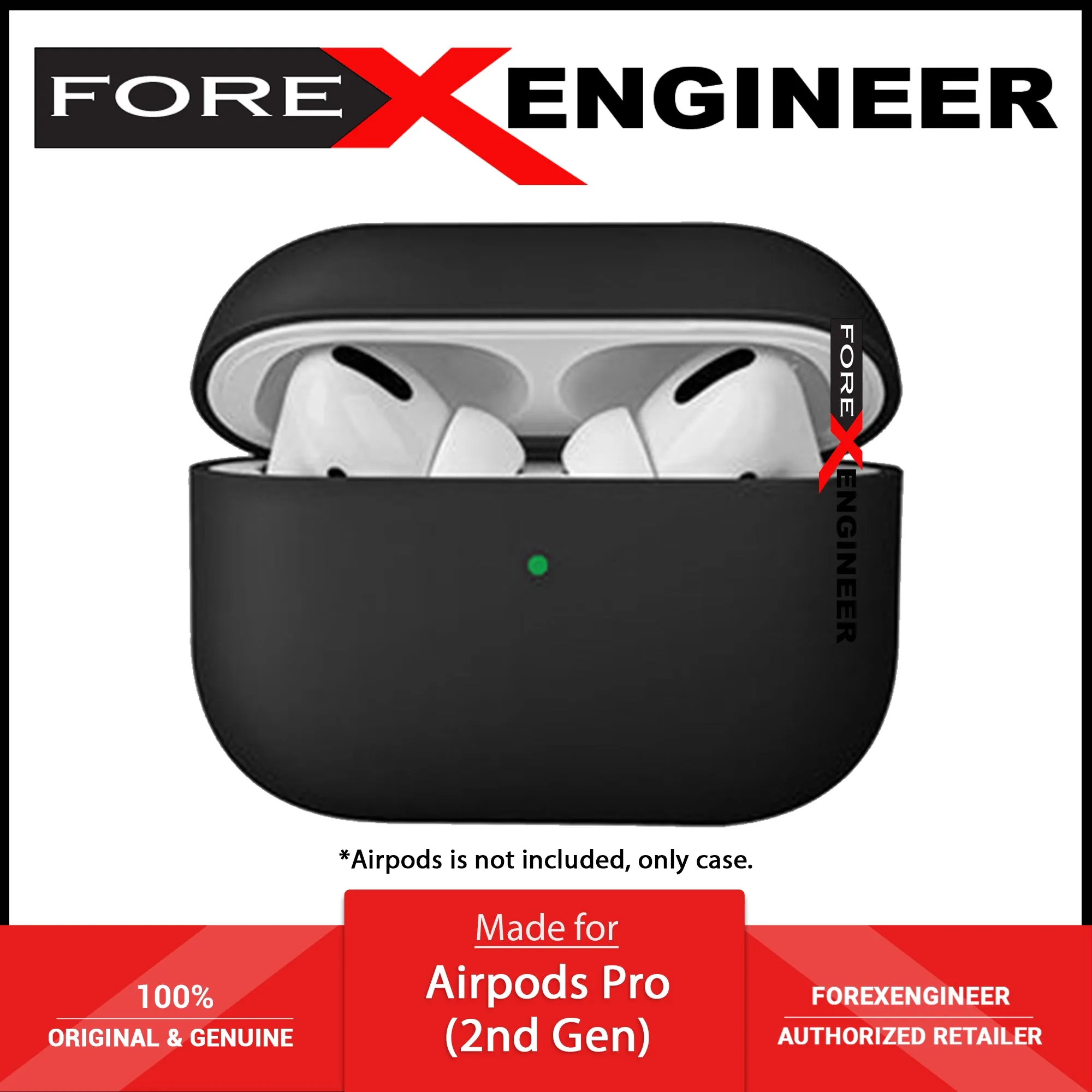 UNIQ Lino Airpods Pro 2 ( 2nd Gen ) - Silicone Case - Ash (Grey) ( Barcode: 8886463683521 )