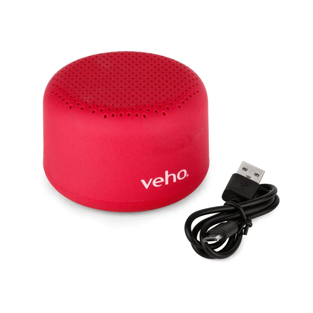 Veho M3 Wireless Bluetooth Speaker - Red