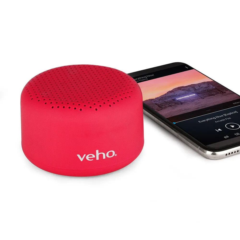 Veho M3 Wireless Bluetooth Speaker - Red