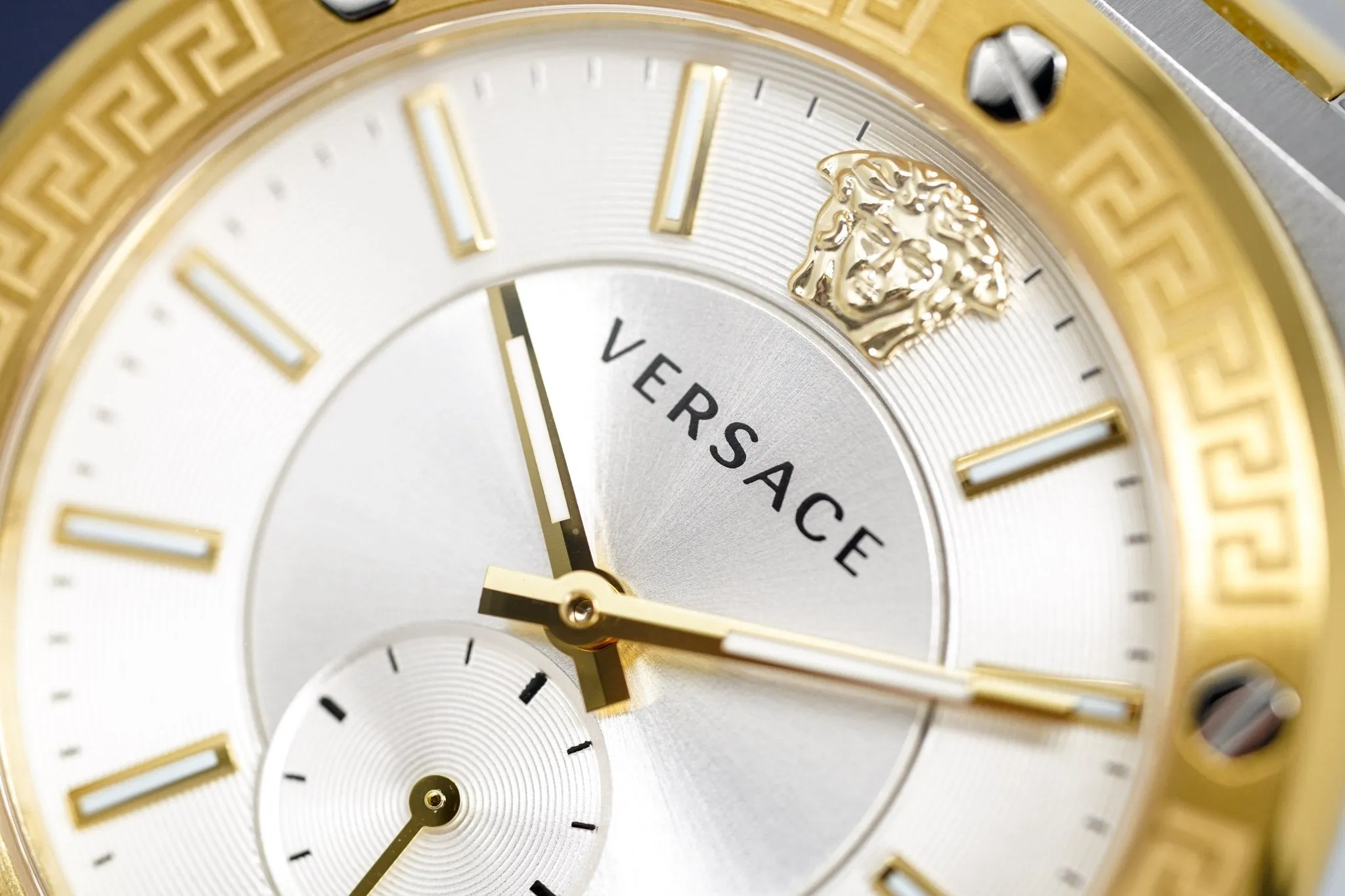 Versace Men's Watch Greca Logo Small Seconds Two-Tone VEVI00320