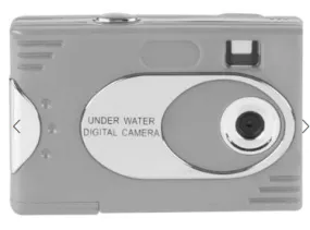 Vivitar Waterproof Digital Camera - in Silver / Aqua Colours