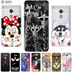 Vodafone Smart V8 Case 5.5 inch Soft Tpu Back Cover Phone Case For Vodafone Smart V8 VFD710 VFD 710 Case Silicone Cartoon Coque