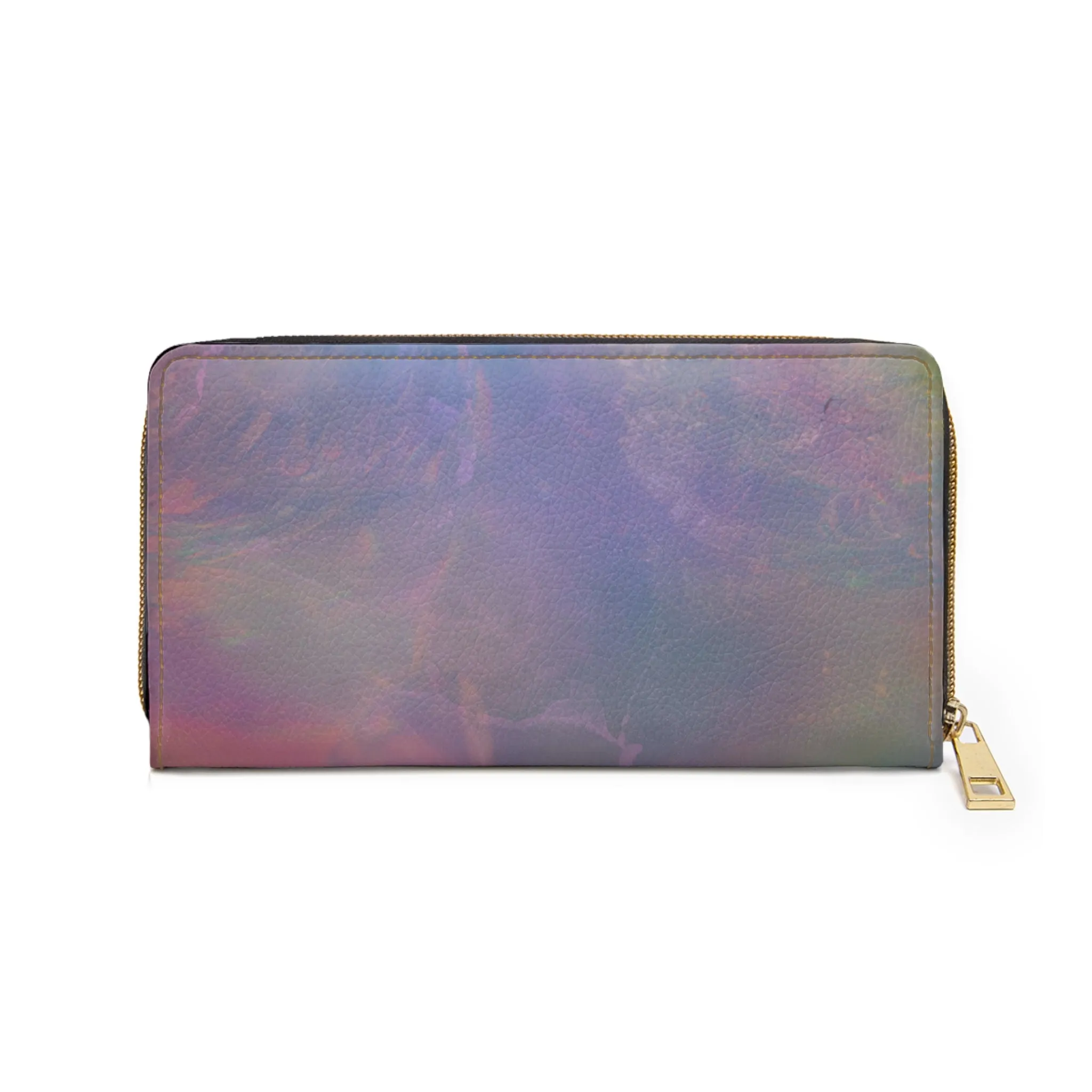 Wallet: Iridescent Zipper Wallet