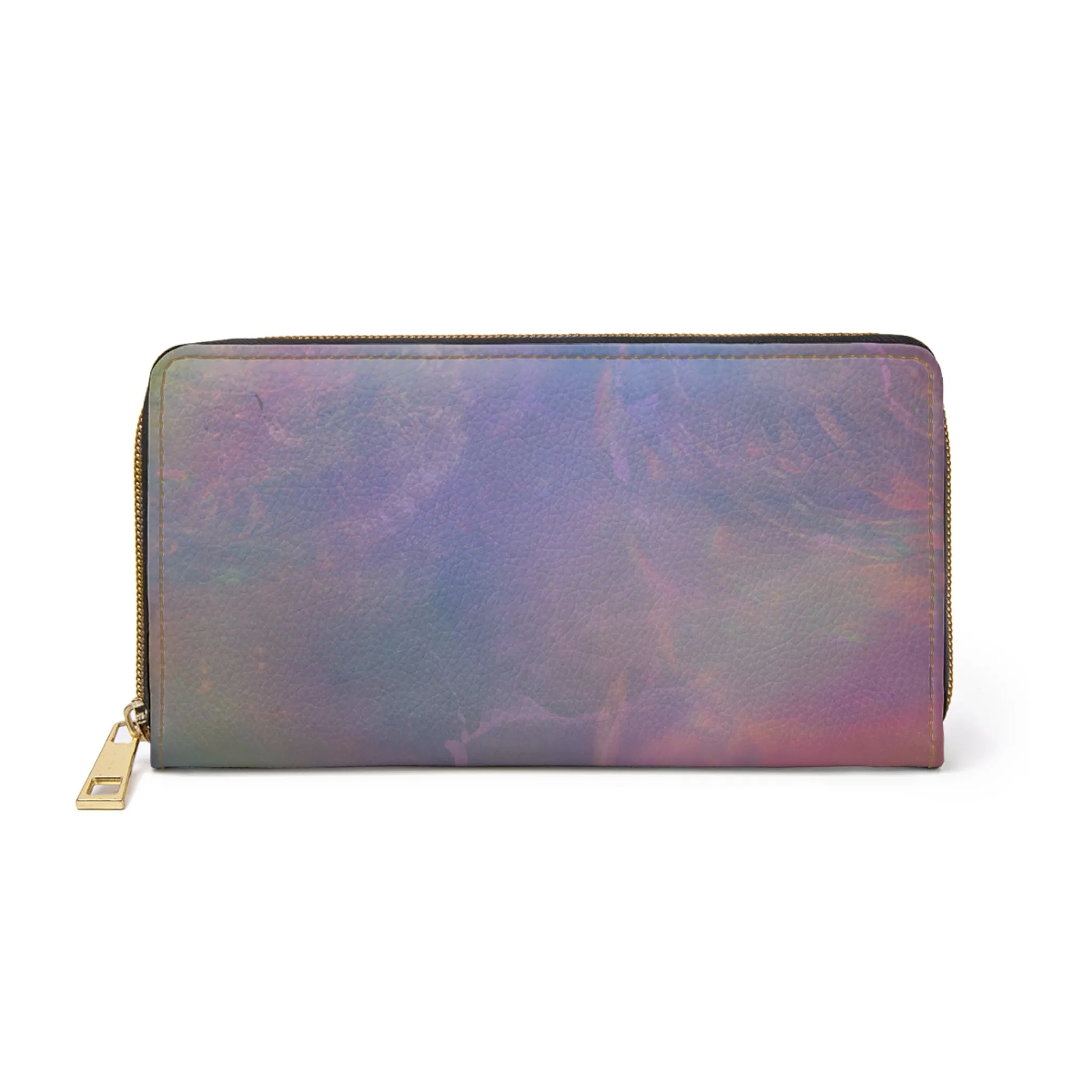 Wallet: Iridescent Zipper Wallet