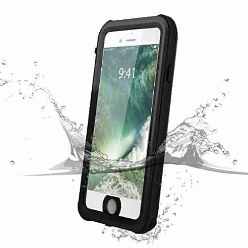 Waterproof iPhone 8 Plus Case - iPhone 8 Plus Waterproof Case (Black)