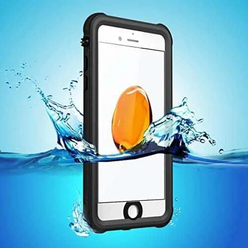 Waterproof iPhone 8 Plus Case - iPhone 8 Plus Waterproof Case (Black)