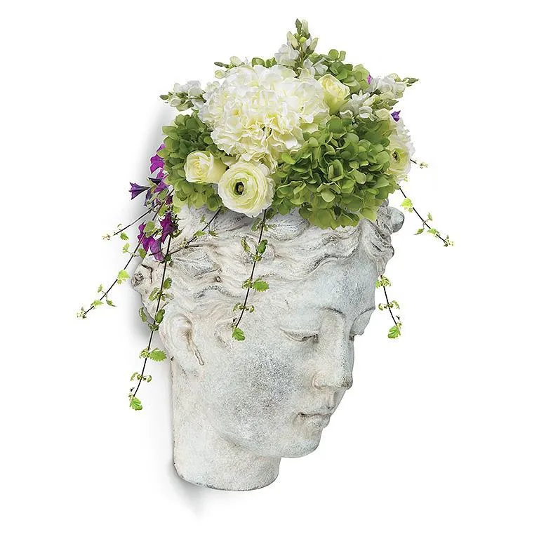 Woman Head Wall Planter