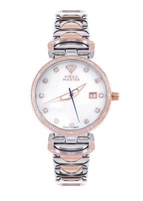 Womens Rose Gold Tone Diamond Watch | Appx 0.31 Carats