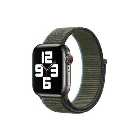 Woven Nylon Straps For Apple Watch-42/44mm/49mm New 2020 Edition(Iverness Green)