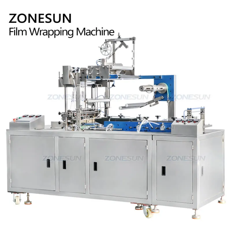 ZS-MSFM750A Automatic Cosmetics Perfume Cellphone Beauty Facial Mask Sheet Box BOPP Film Wrapping Packaging Machine